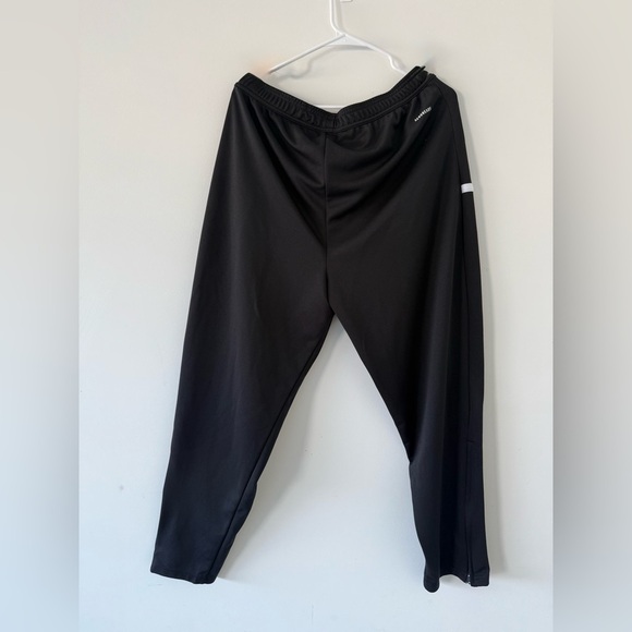 Adidas AEROREADY Black Track Pants 2XL Men’s – Zip Hem, Athletic Trousers - Picture 13 of 16